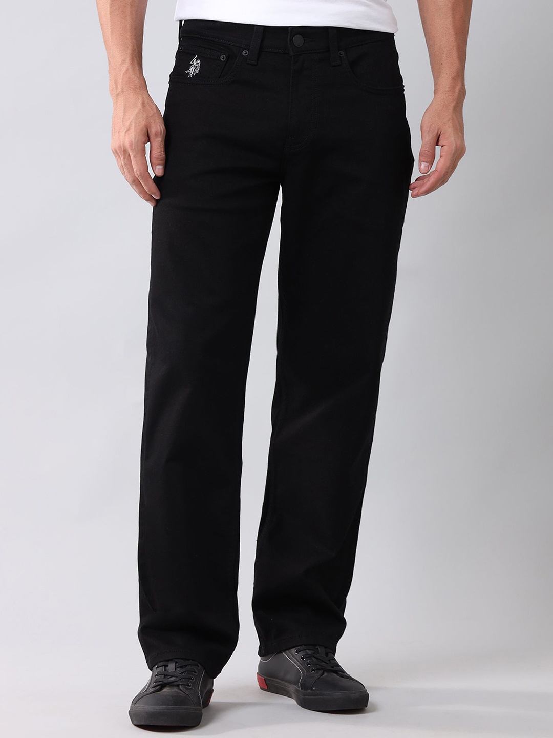 

U.S. Polo Assn. Denim Co. Men Relaxed Fit Jeans, Black