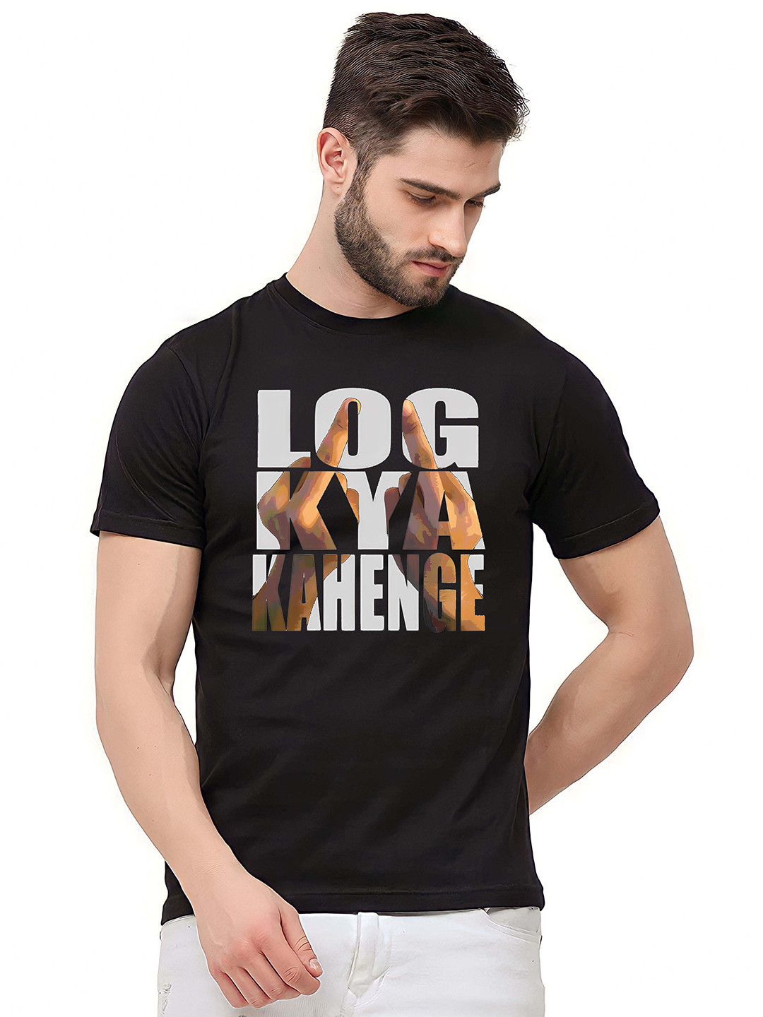 

Moda Rapido Men T-shirt, Black