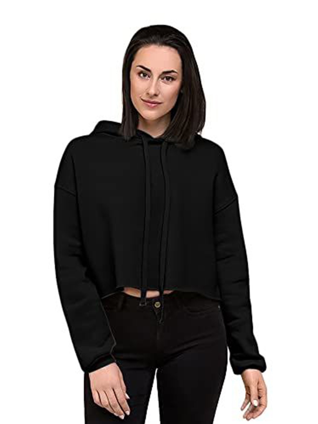 

NOTWILD Women Hooded Sweatshirt, Black