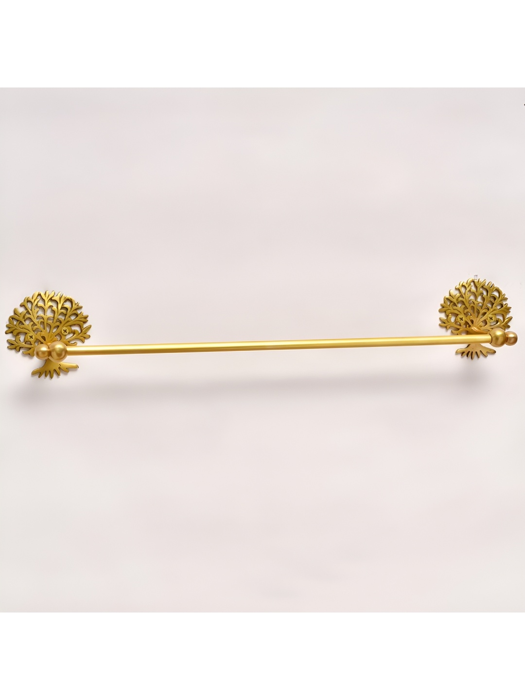 

Indianshelf Gold-Toned Textured Brass Towel Rod