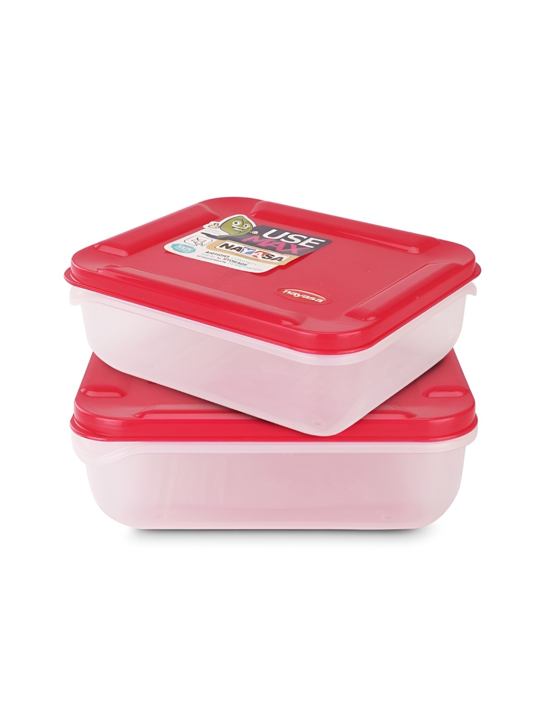 

Nayasa Use Max Chill Set of 2 Pink Air-Tight Kitchen Storage Containers - 1500 ML