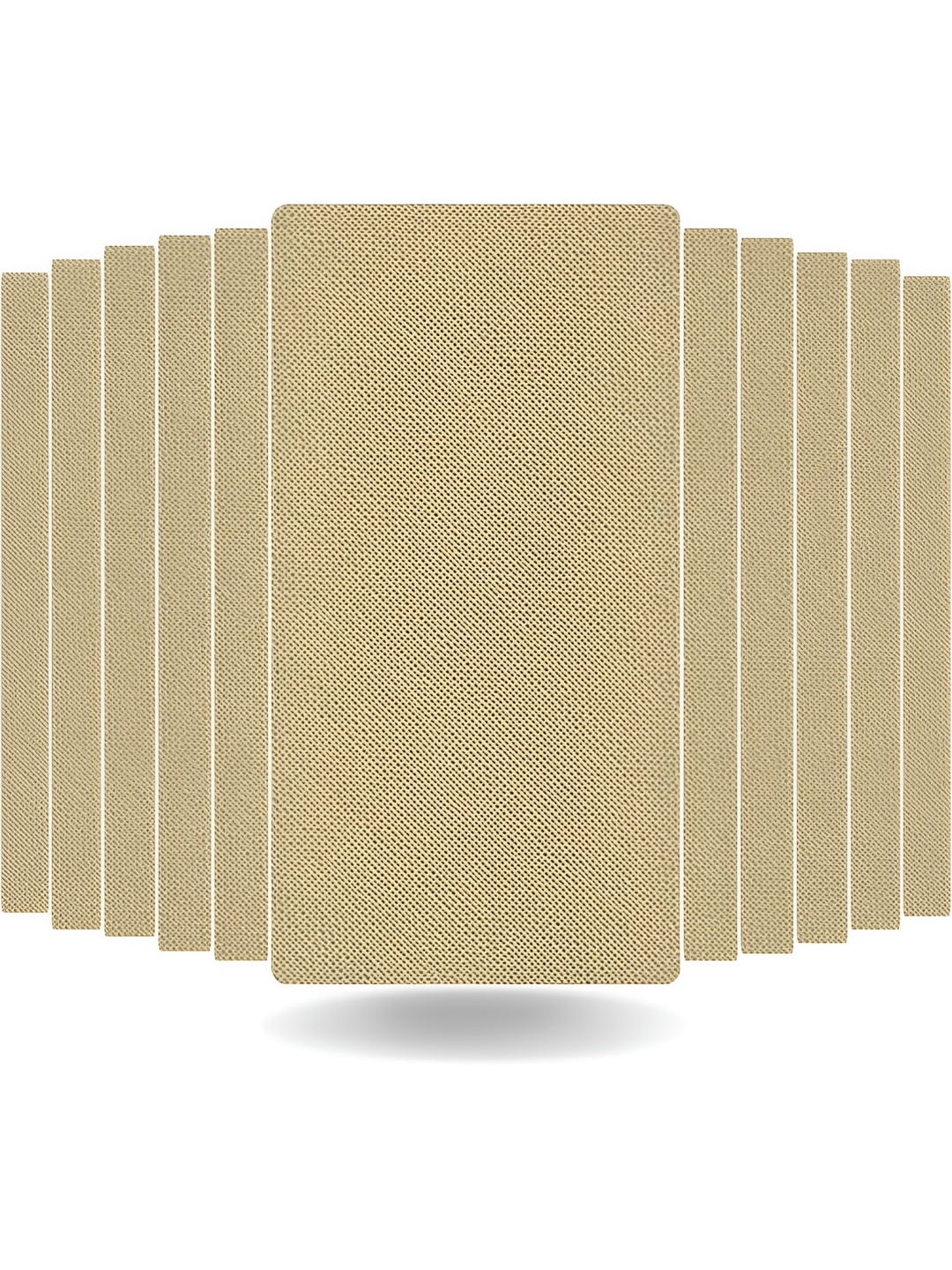 

ANNA CREATIONS 10-Pcs Brown Printed Waterproof Wallpaper