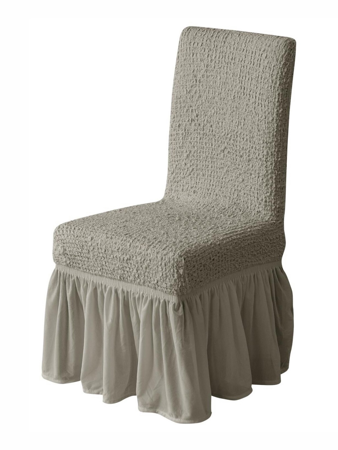 

HOUSE OF QUIRK Grey 450 GSM Removable & Washable Dining Chair Covers
