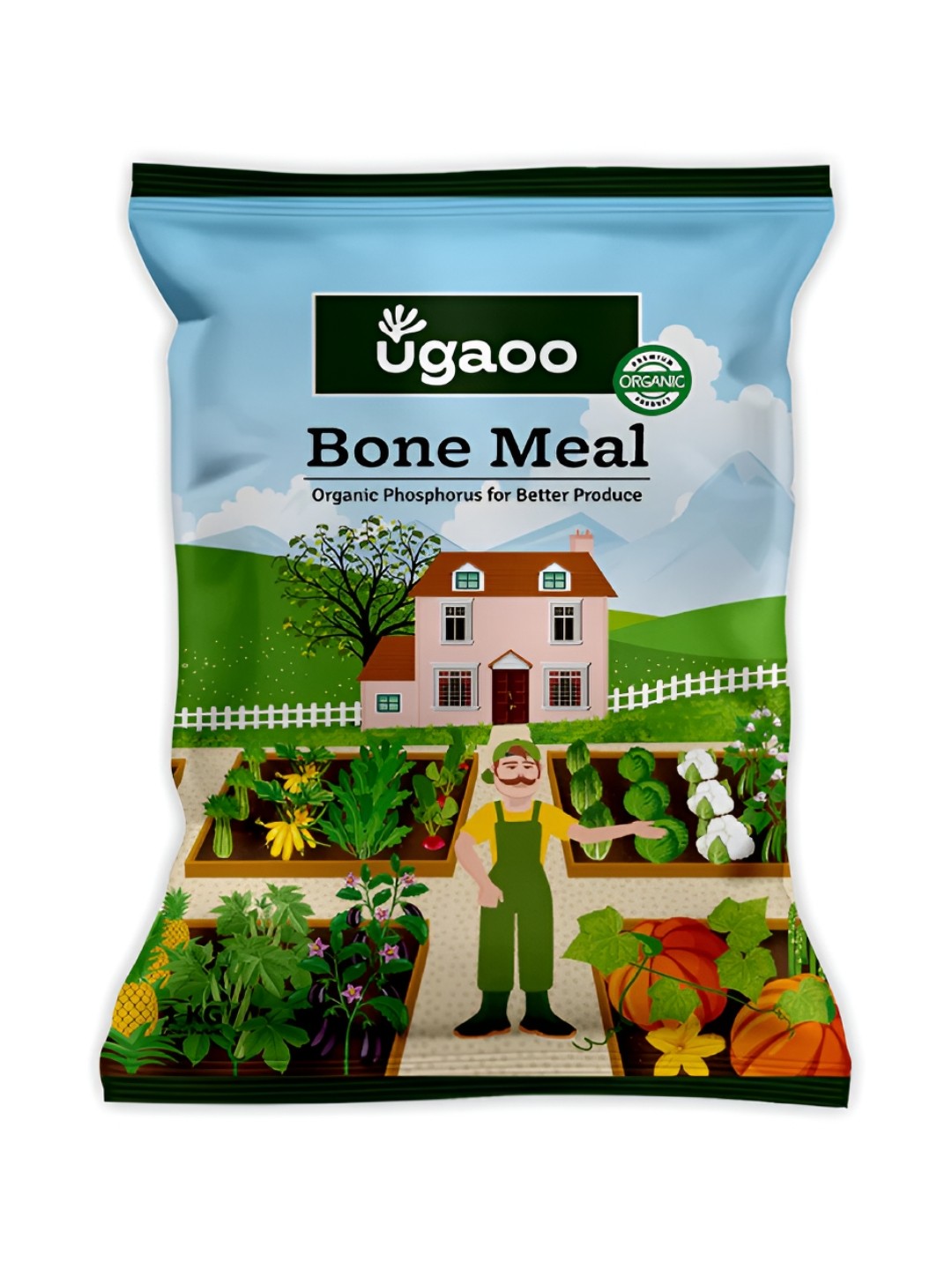 

UGAOO Brown Bone Meal Fertilizer - 5 kg