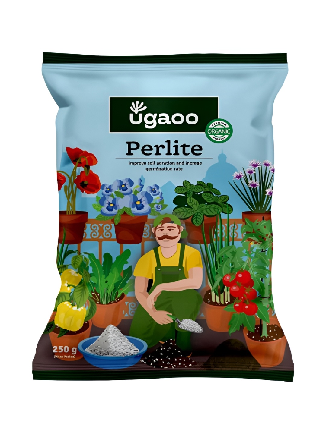 

UGAOO Brown Potting Mix Perlite - 250 g