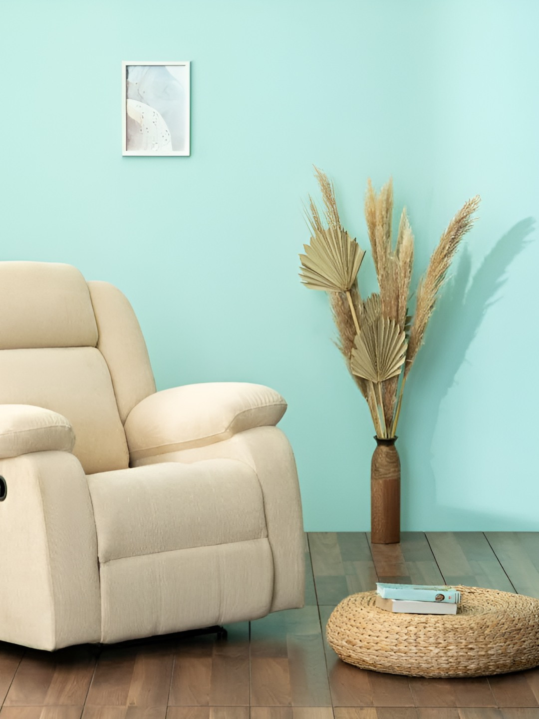 

Duroflex Avalon Fabric Single Seater Recliner, Beige