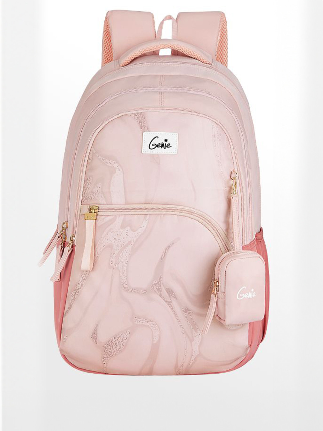 

Genie Women Graphic Backpack, Beige