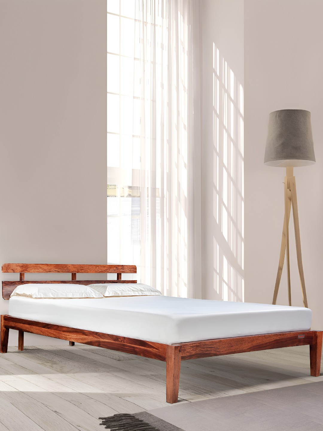 

Duroflex Admire Brown Sheesham Wood Without Storage Bed