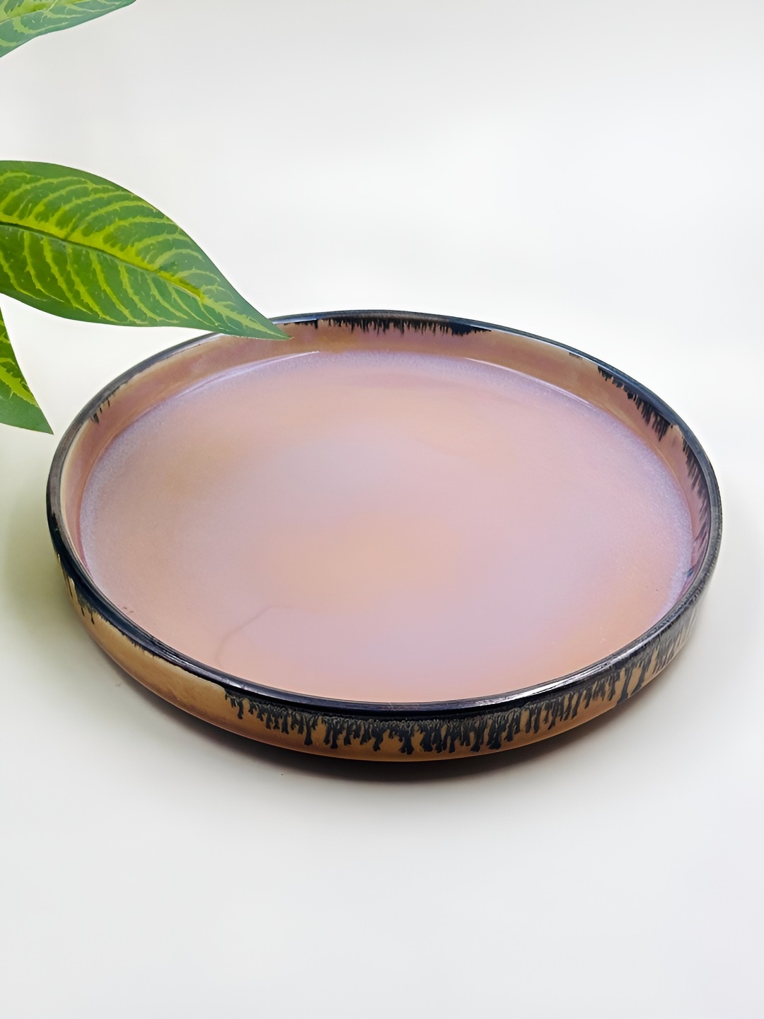 

Lupaava Beige Dishwasher Safe Ceramic Plate