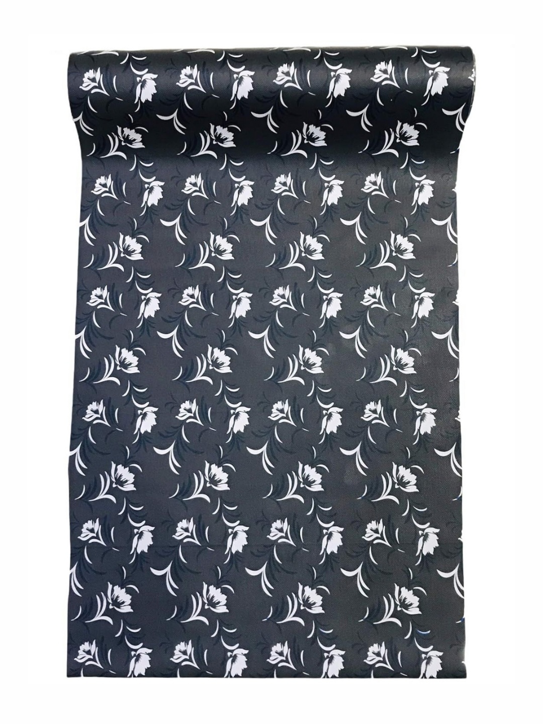 

REVEXO Black & White Floral Printed Water Resistant Cabinet Shelf Mat