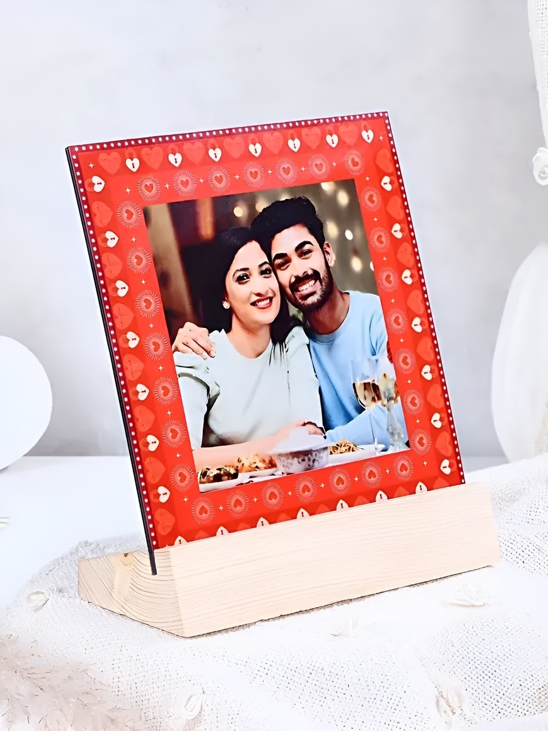 

fnp Red & Blue 1 Pieces MDF Table Photo Frames