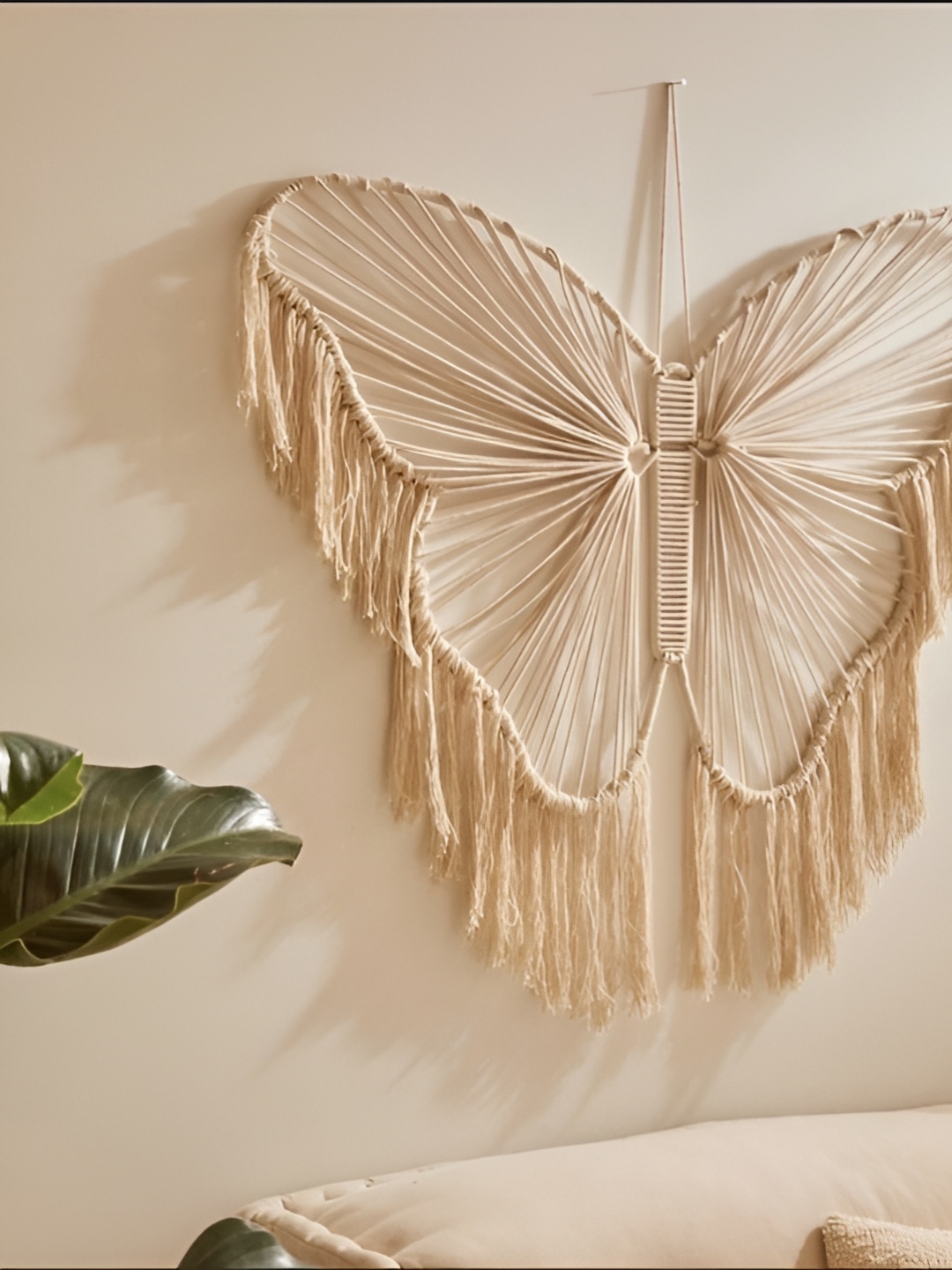 

Alaaya Decor Off-White Boho Butterfly Wall Hanging