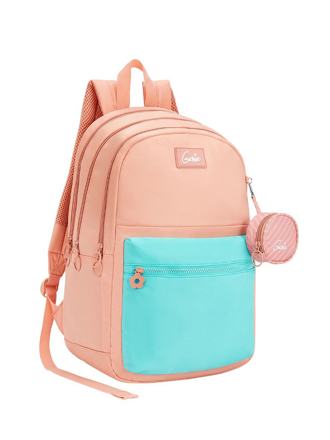 

Genie Women Graphic Backpack With Zip Pouch, Blue