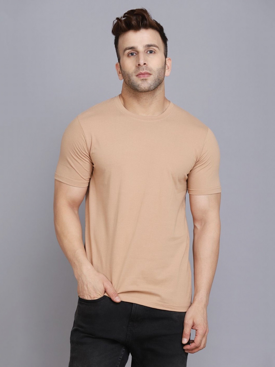 

WOOSTRO Men 2 Slim Fit T-shirt, Sea green