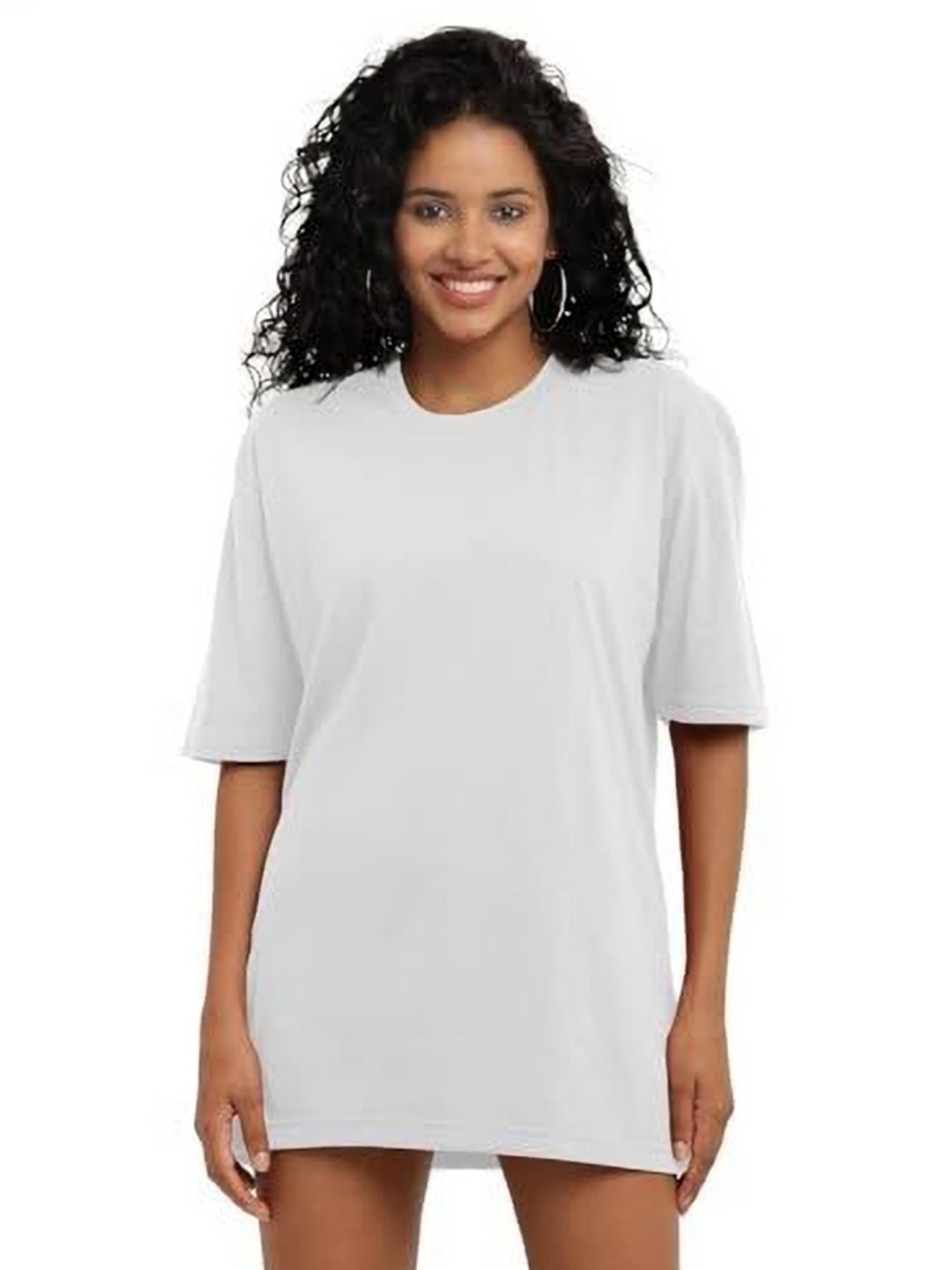 

NOTWILD Women Pack Of 3 Solid Round Neck Relaxed Fit T-shirts, White