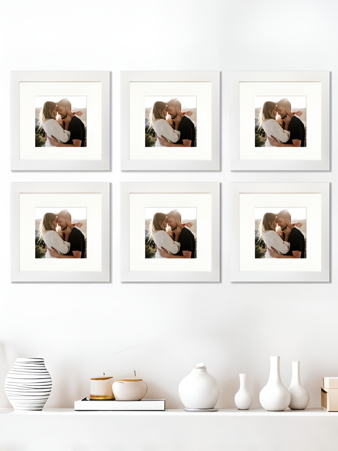 

Art Street White 5 to 7 Pieces Wood Wall Photo Frames