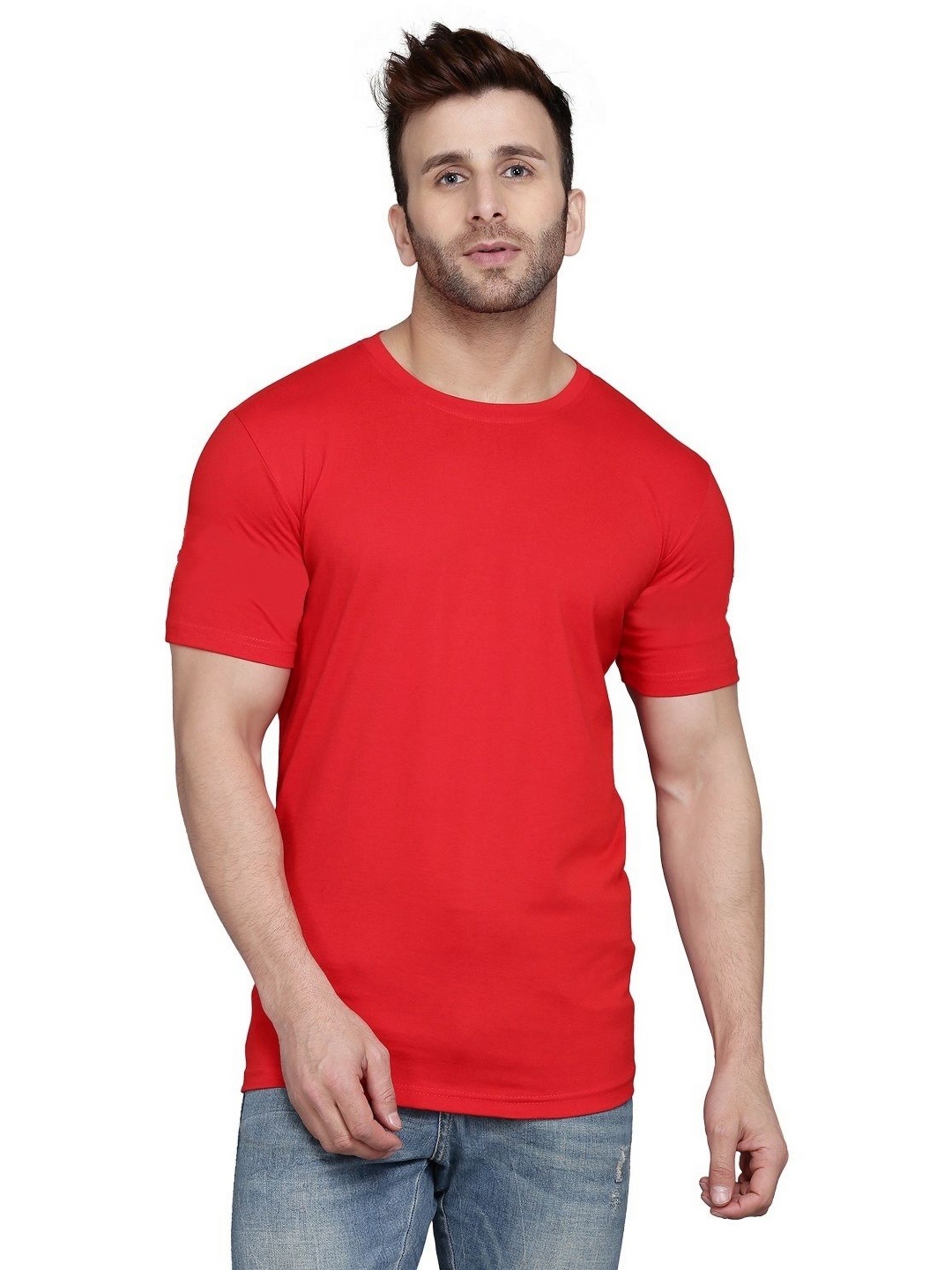 

WOOSTRO Men 2 Slim Fit T-shirt, Red