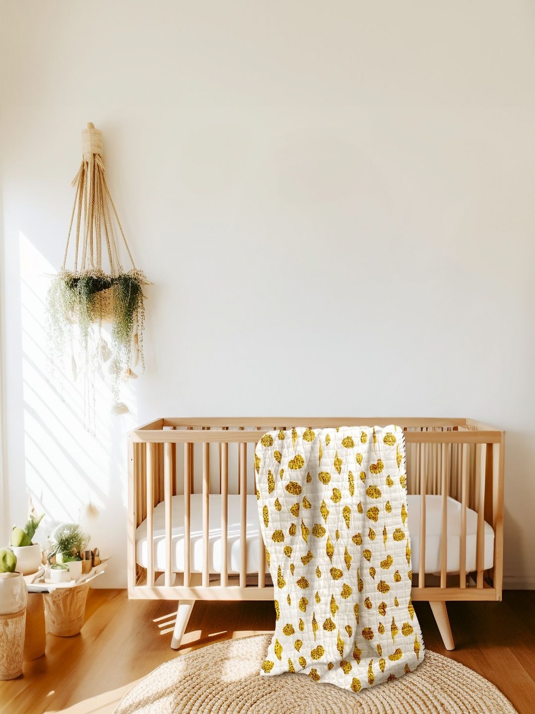 

Biglilpeople Kids White & Brown Mild Winter Cotton 400 GSM Single Bed Blanket
