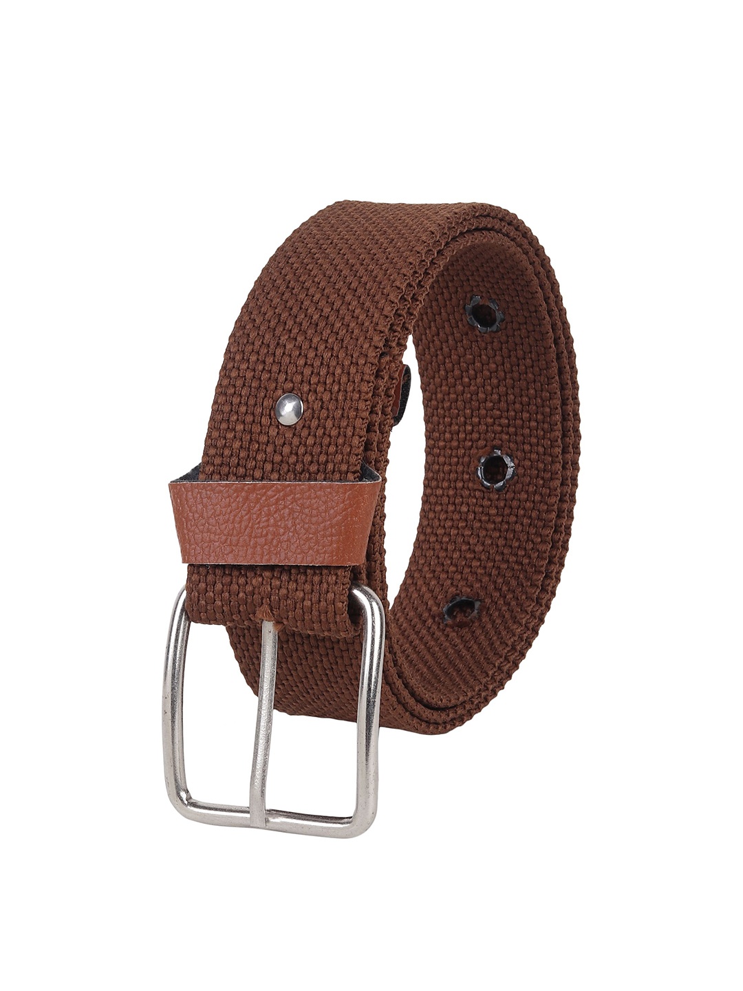 

Metronaut Men Woven Design Belt, Brown