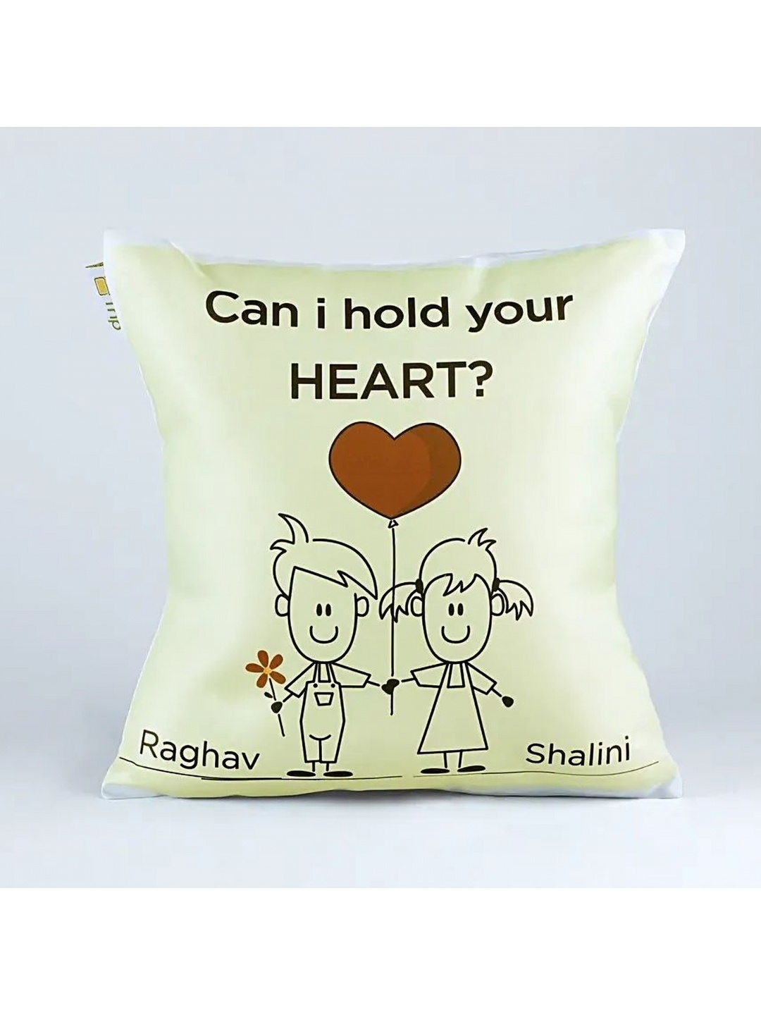 

fnp Black & Off White Printed Square Shaped Pre-Filled Cushions