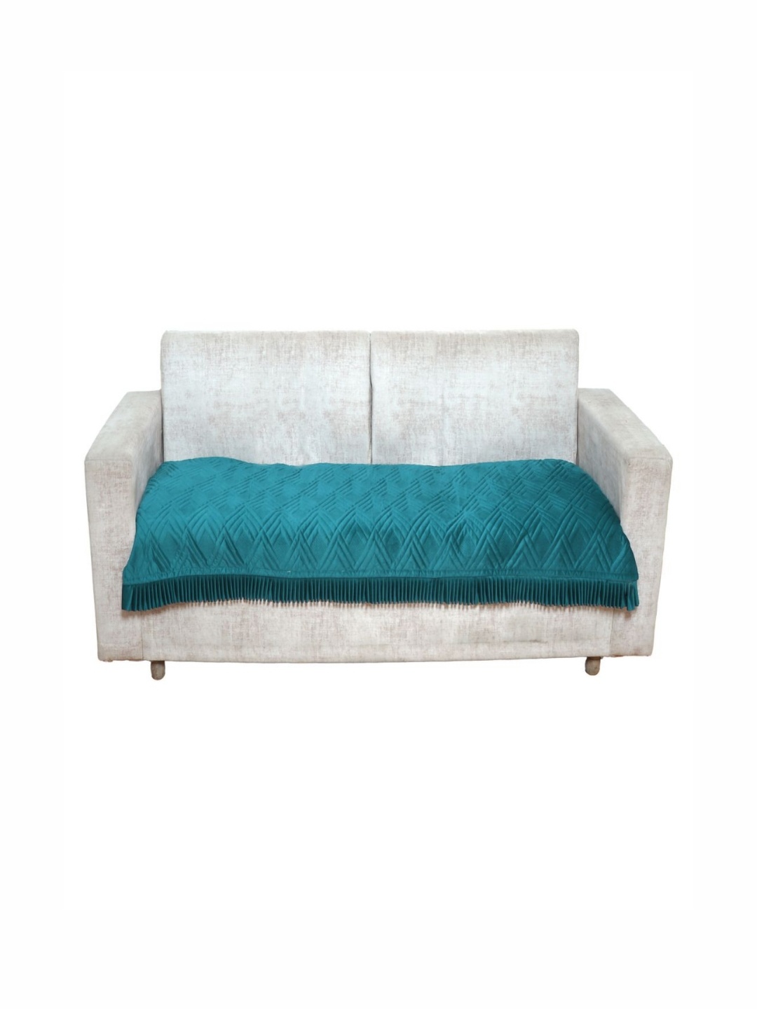 

Fashion Throw Teal Velvet Sofa Cover