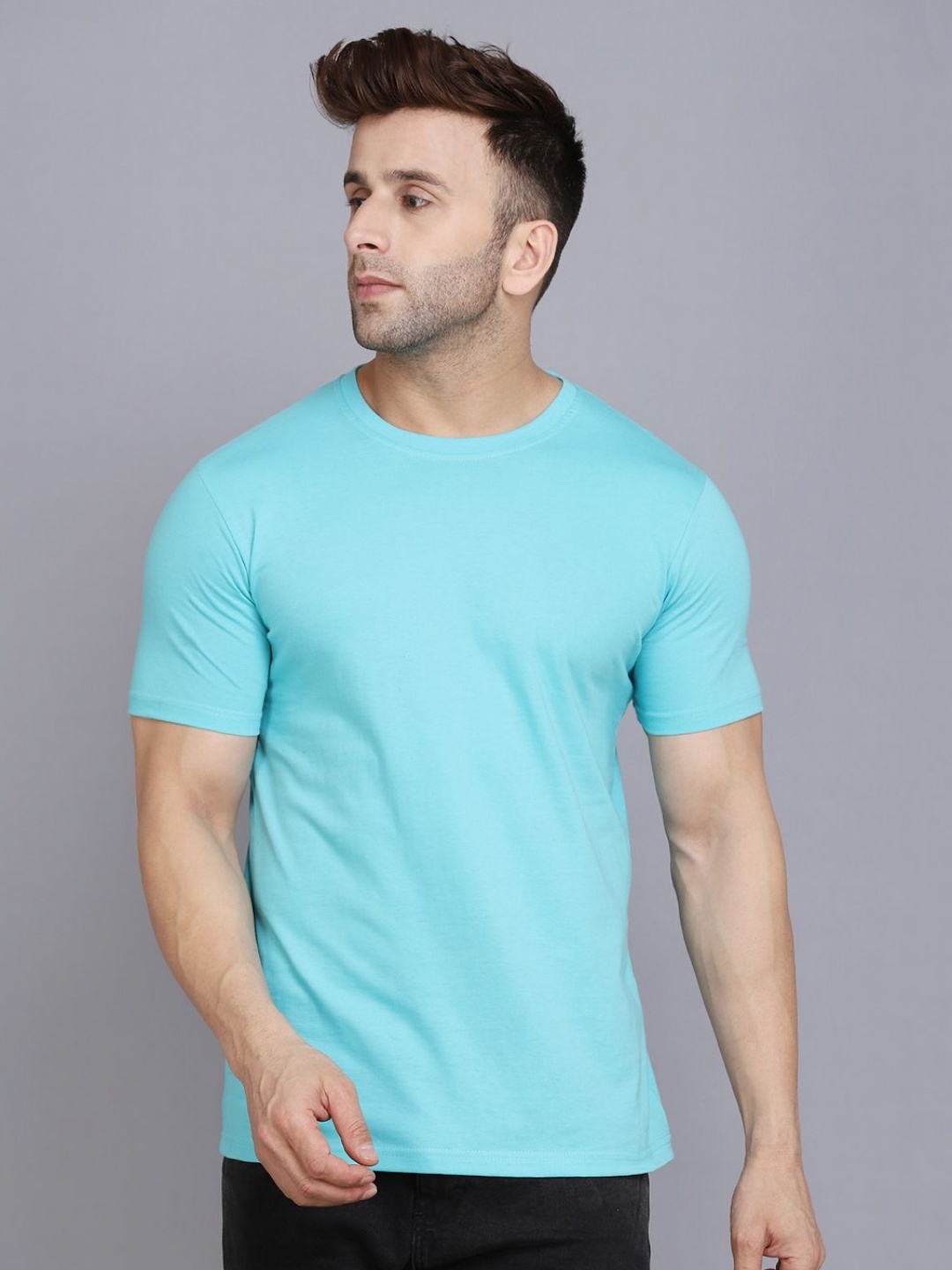 

WOOSTRO Men 2 Slim Fit T-shirt, Sea green