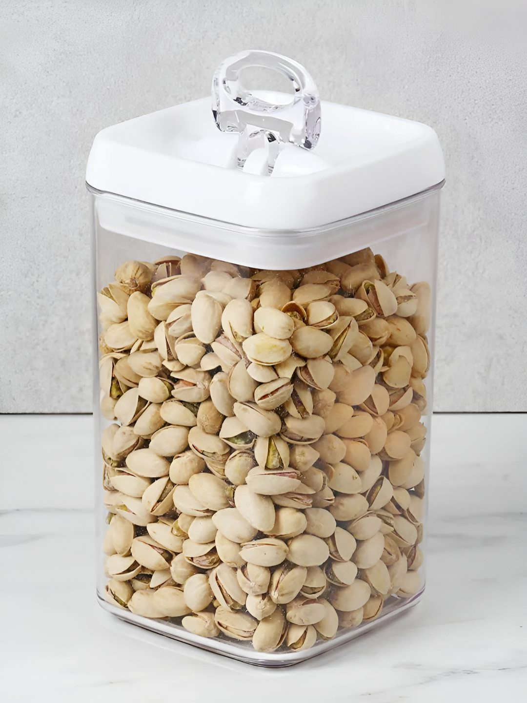 

DecorTwist Transparent Airtight Easy to Clean Canister Container