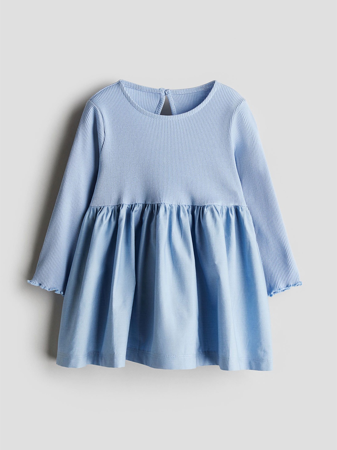 

H&M Long-Sleeved Dress, Blue