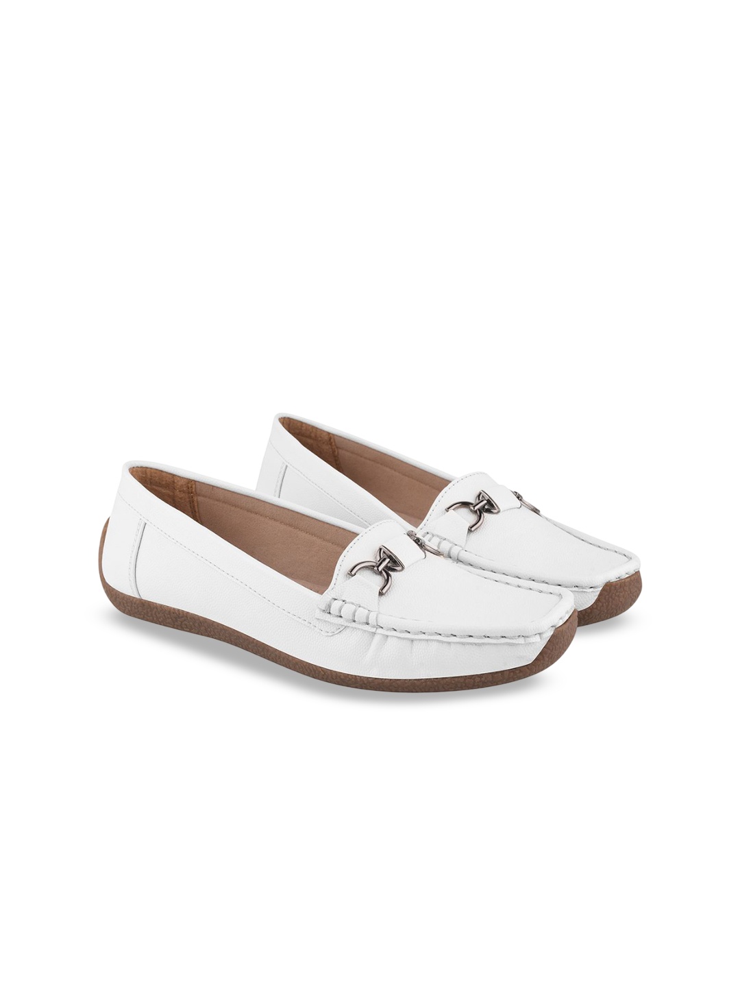 

Shoetopia Girls Loafers, White