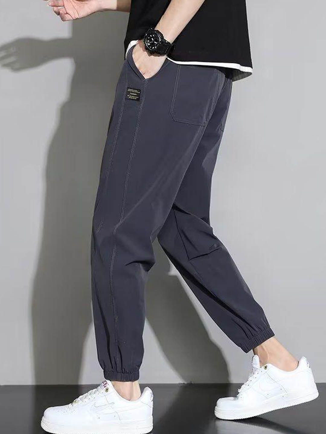 

StyleCast Men Joggers Trousers, Grey