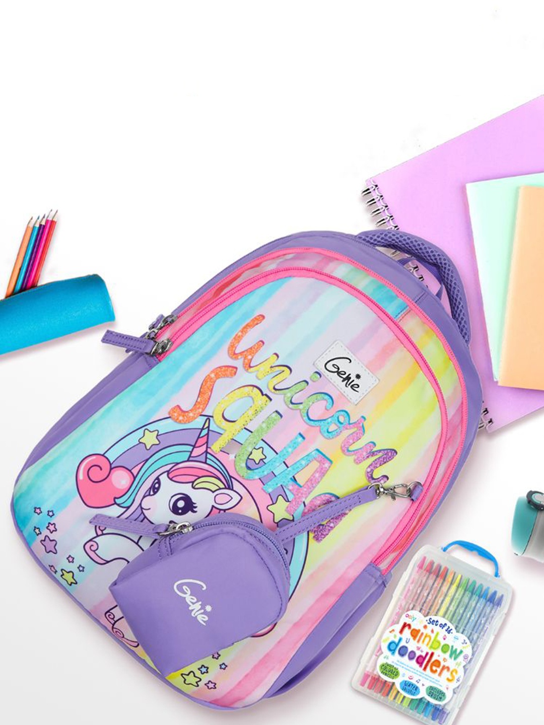 

Genie Girls Graphic Backpack, Lavender