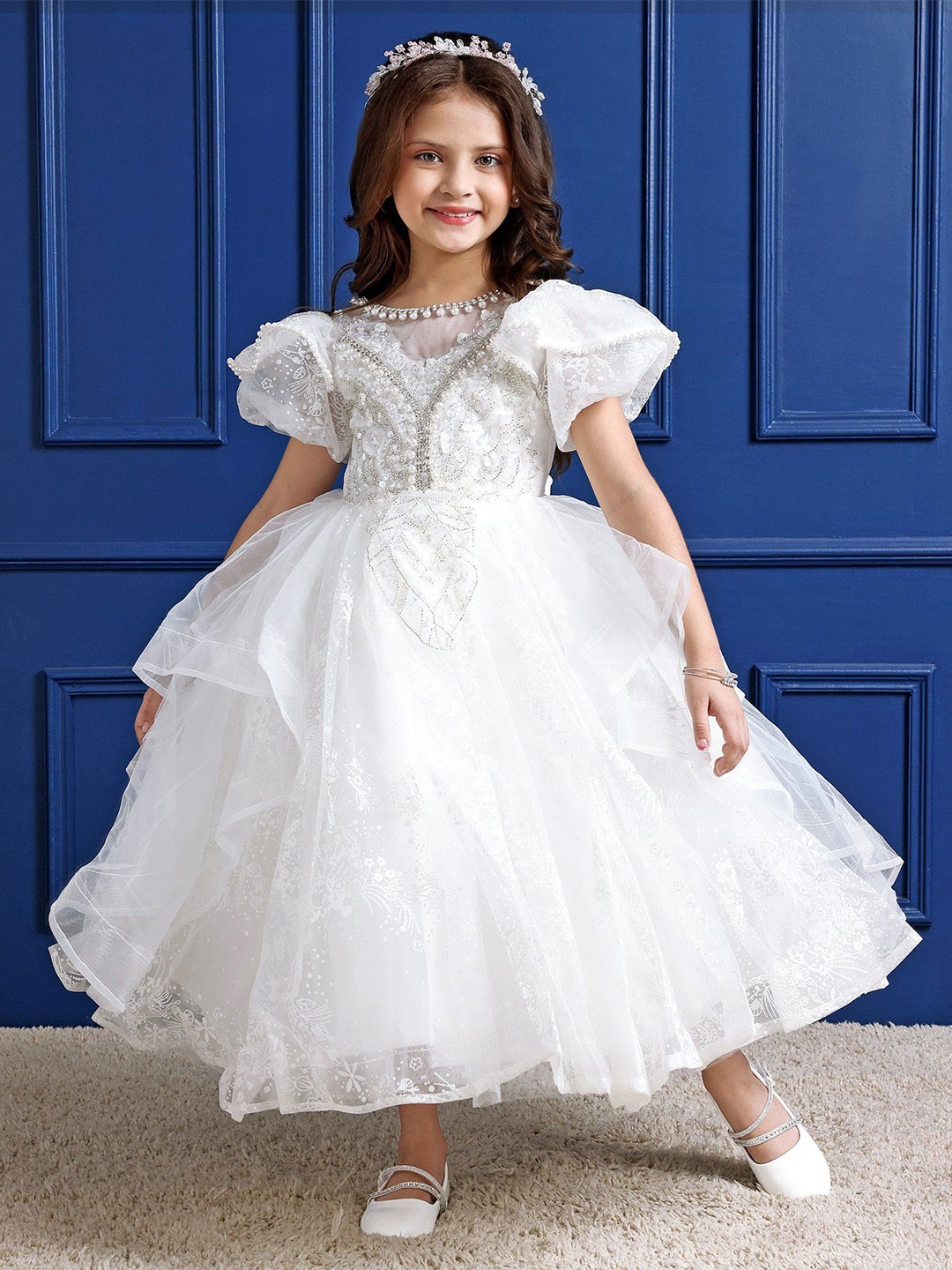 

Mark & Mia Peplum Dress, White