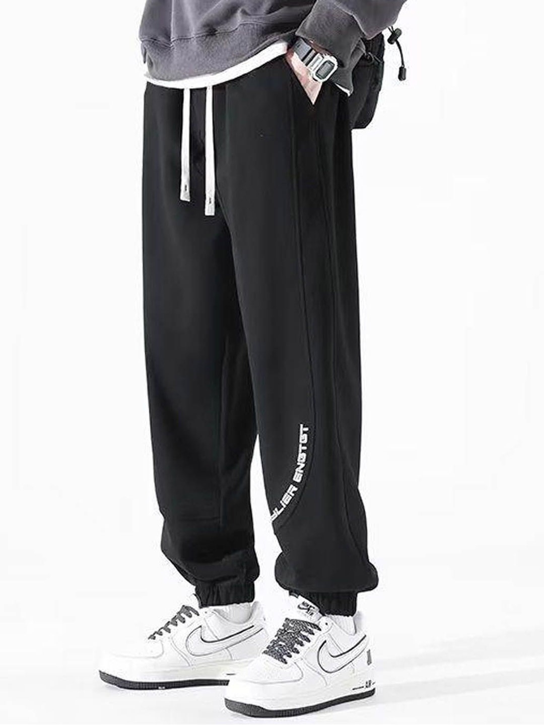 

StyleCast Men Joggers Trousers, Black