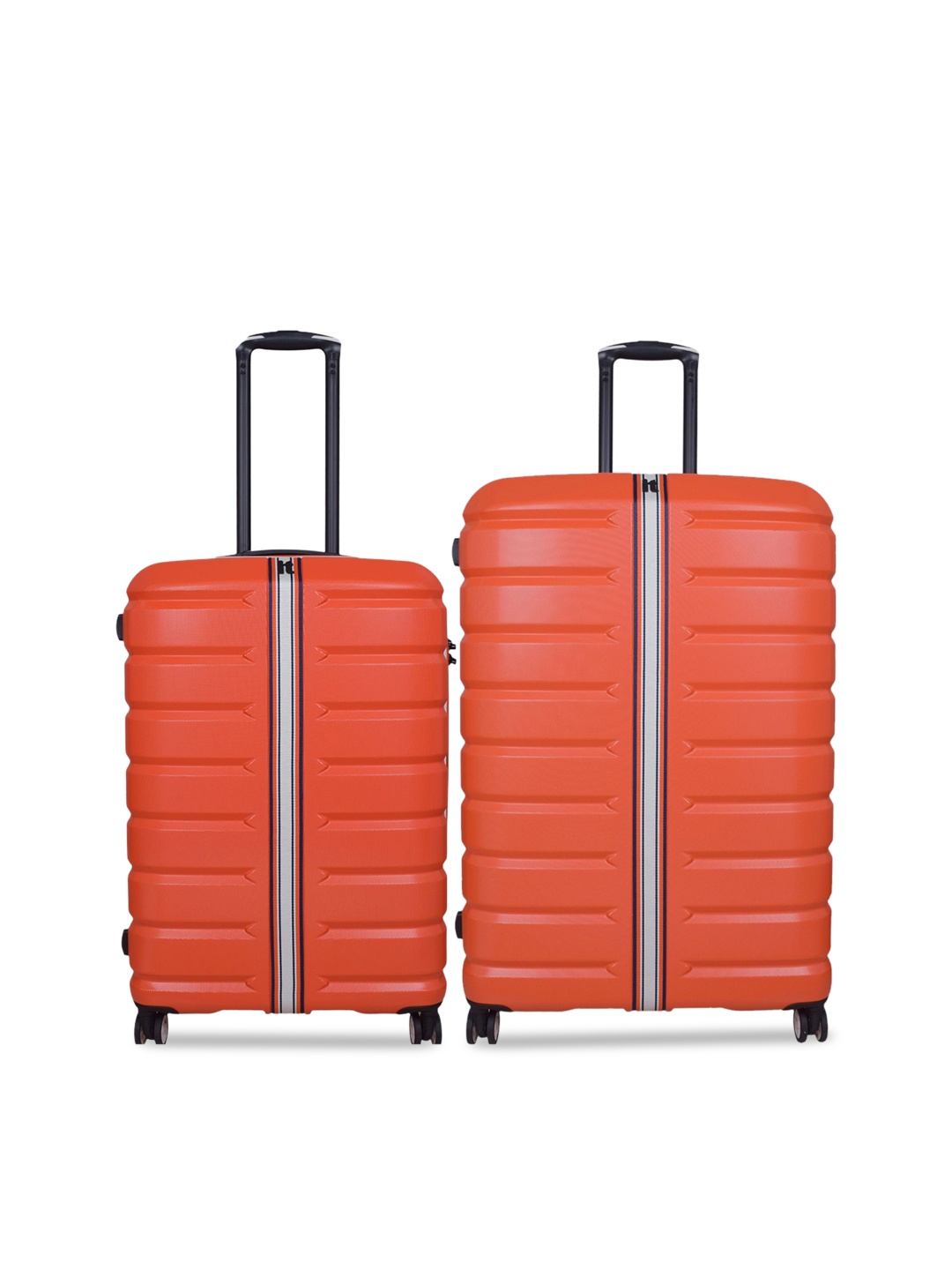 

IT luggage Intertide 2-Pcs Textured Hard-Sided Large & Medium Trolley Bags, Red