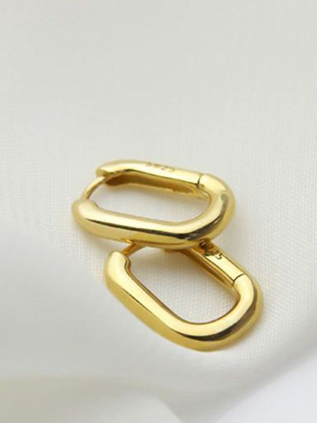 

Just Lil Things Contemporary Drop Earrings, Gold