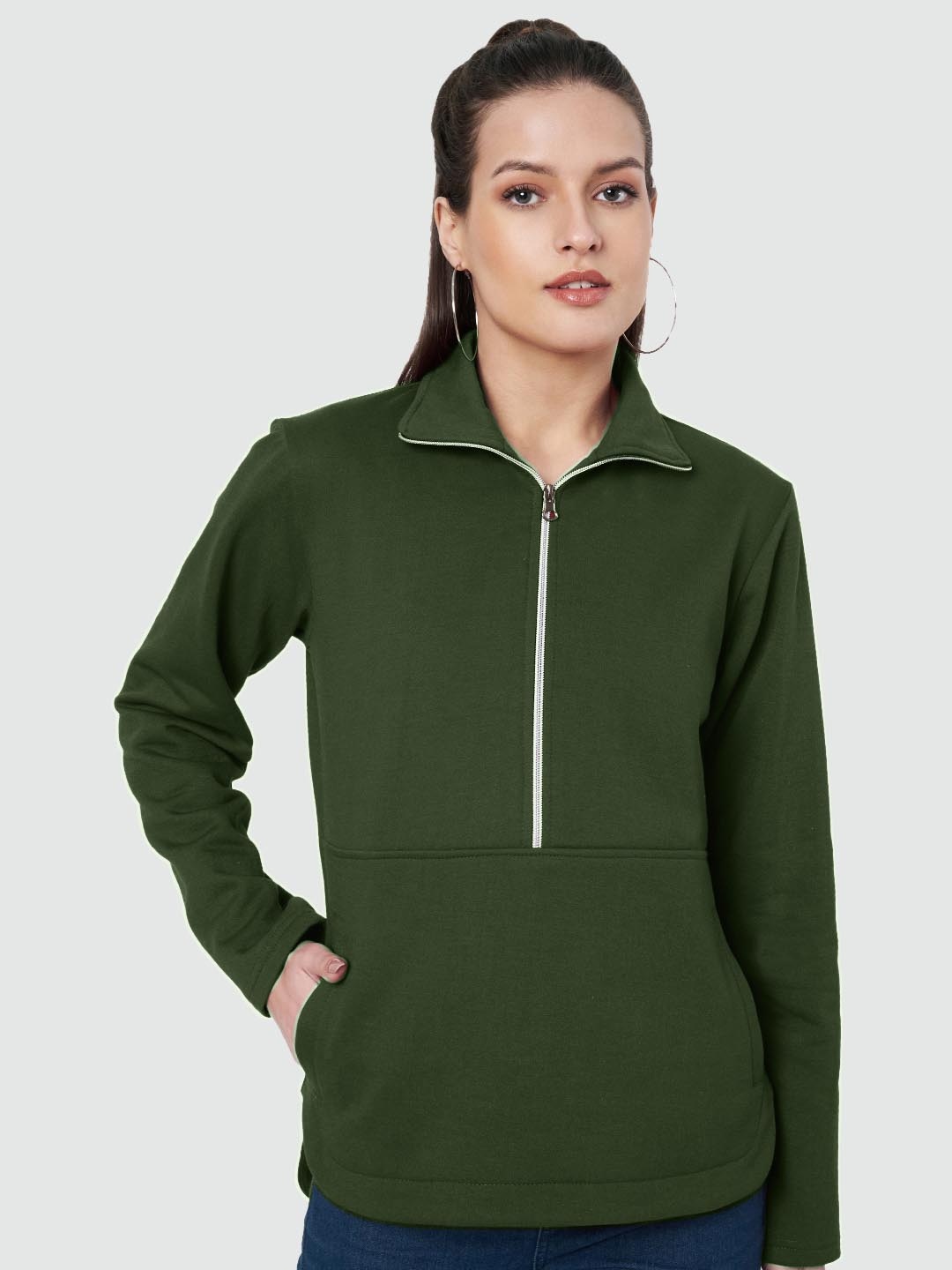 

BRINNS Women Sweatshirt, Green