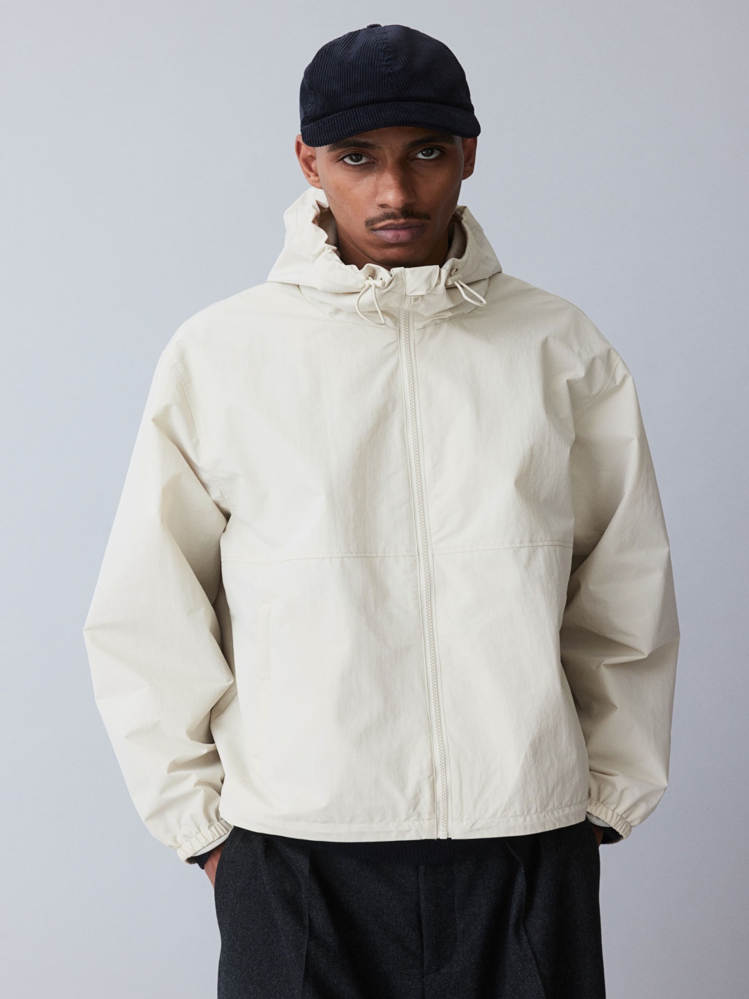 

H&M Regular Fit Windbreaker, Beige