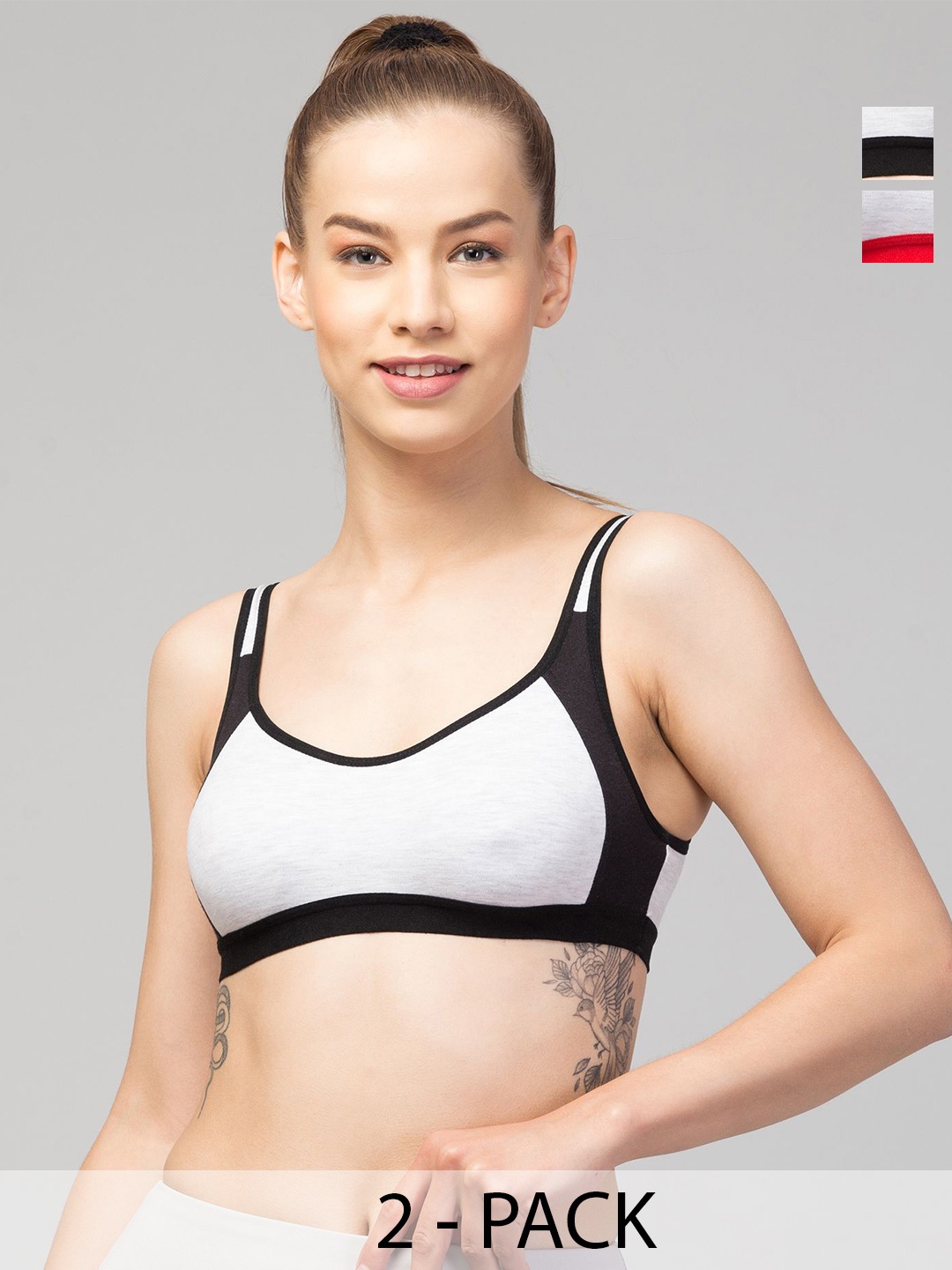 

CKARFE Bra Full Coverage, Black