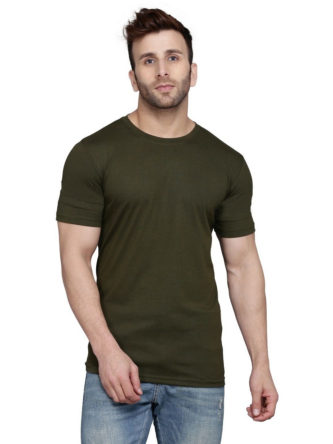 

WOOSTRO Men 2 Slim Fit T-shirt, Peach