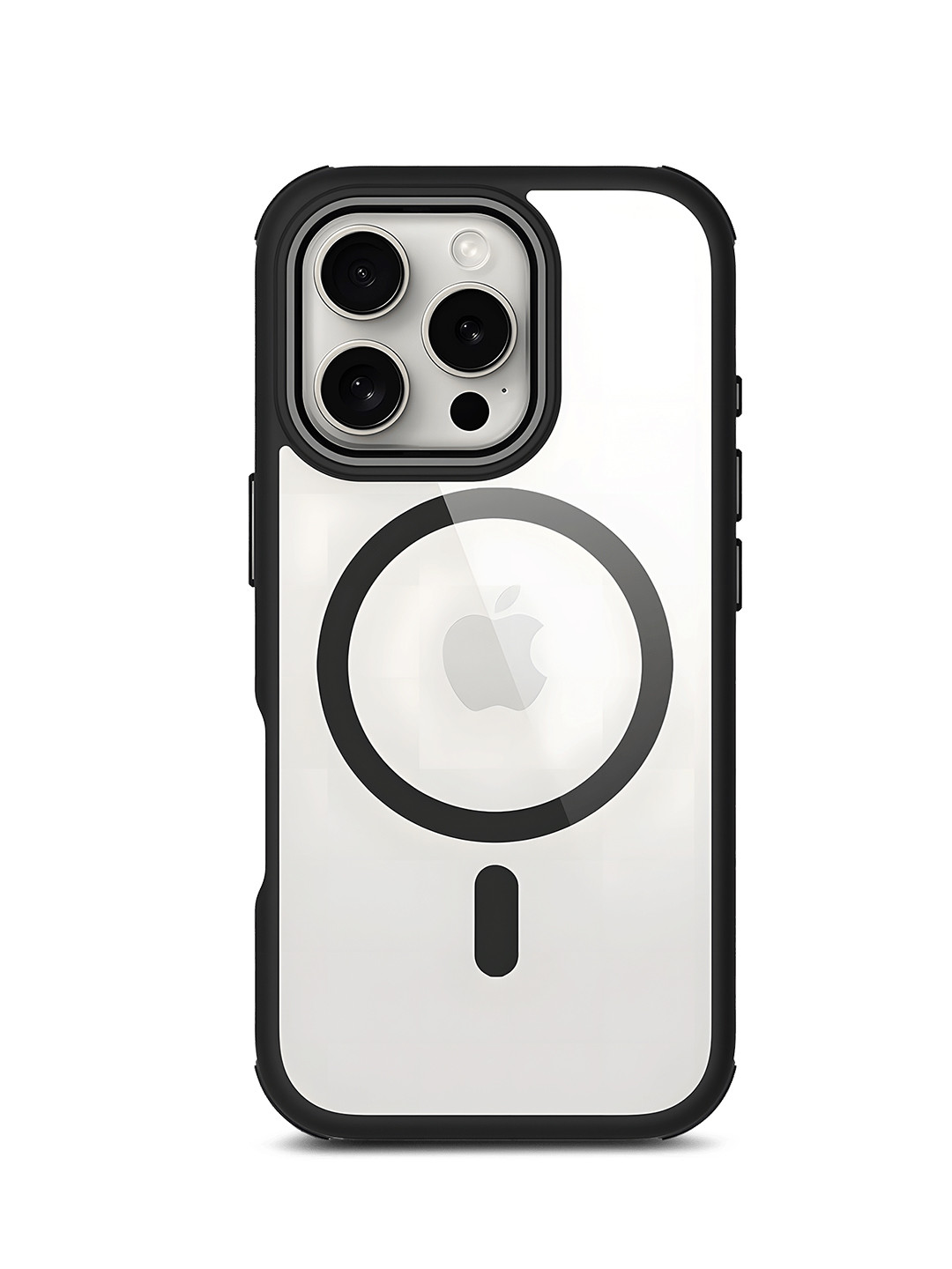 

DailyObjects Solid Armour MagSafe iPhone 16 Pro Max Back Case, Transparent