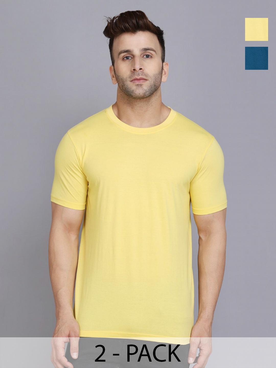 

WOOSTRO Men 2 Slim Fit T-shirt, Teal