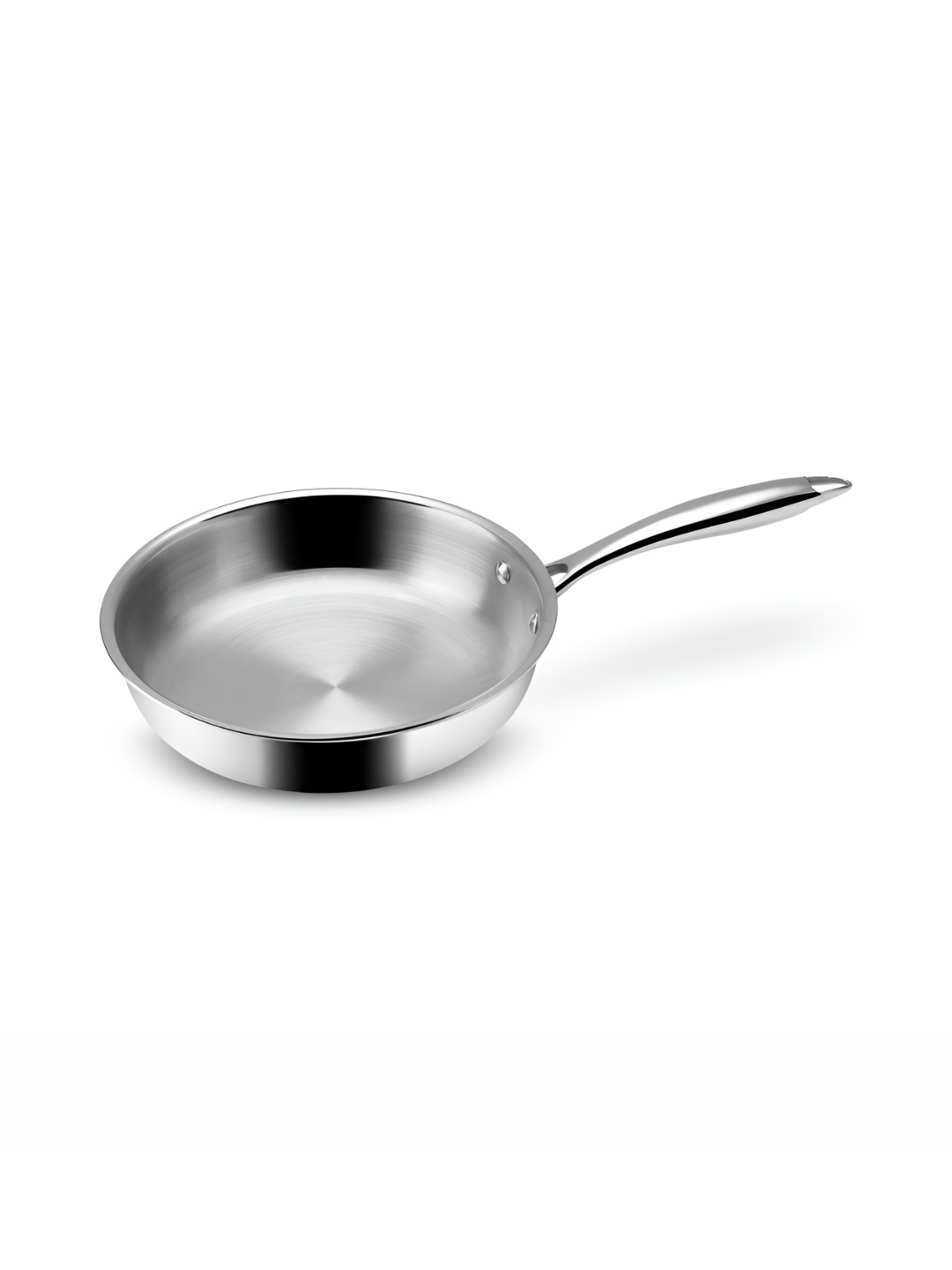 

Vaya Triply Stainless Steel Induction Base Non-Stick Fry Pan 1L, Silver
