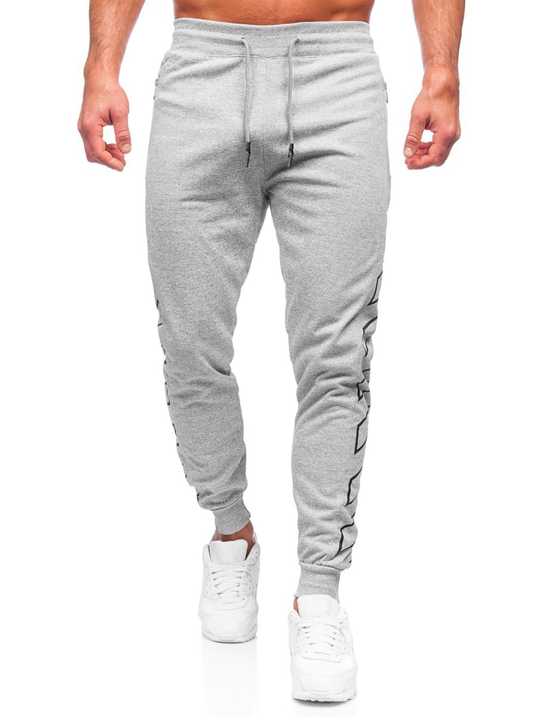 

StyleCast x Revolte Men Easy Wash Chinos Trousers, Grey