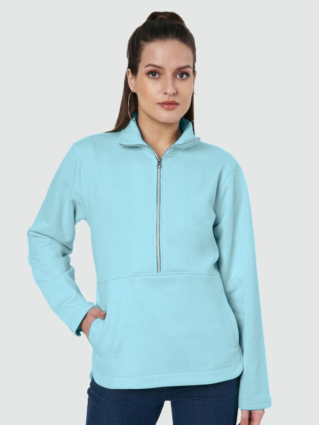 

BRINNS Women Sweatshirt, Turquoise blue