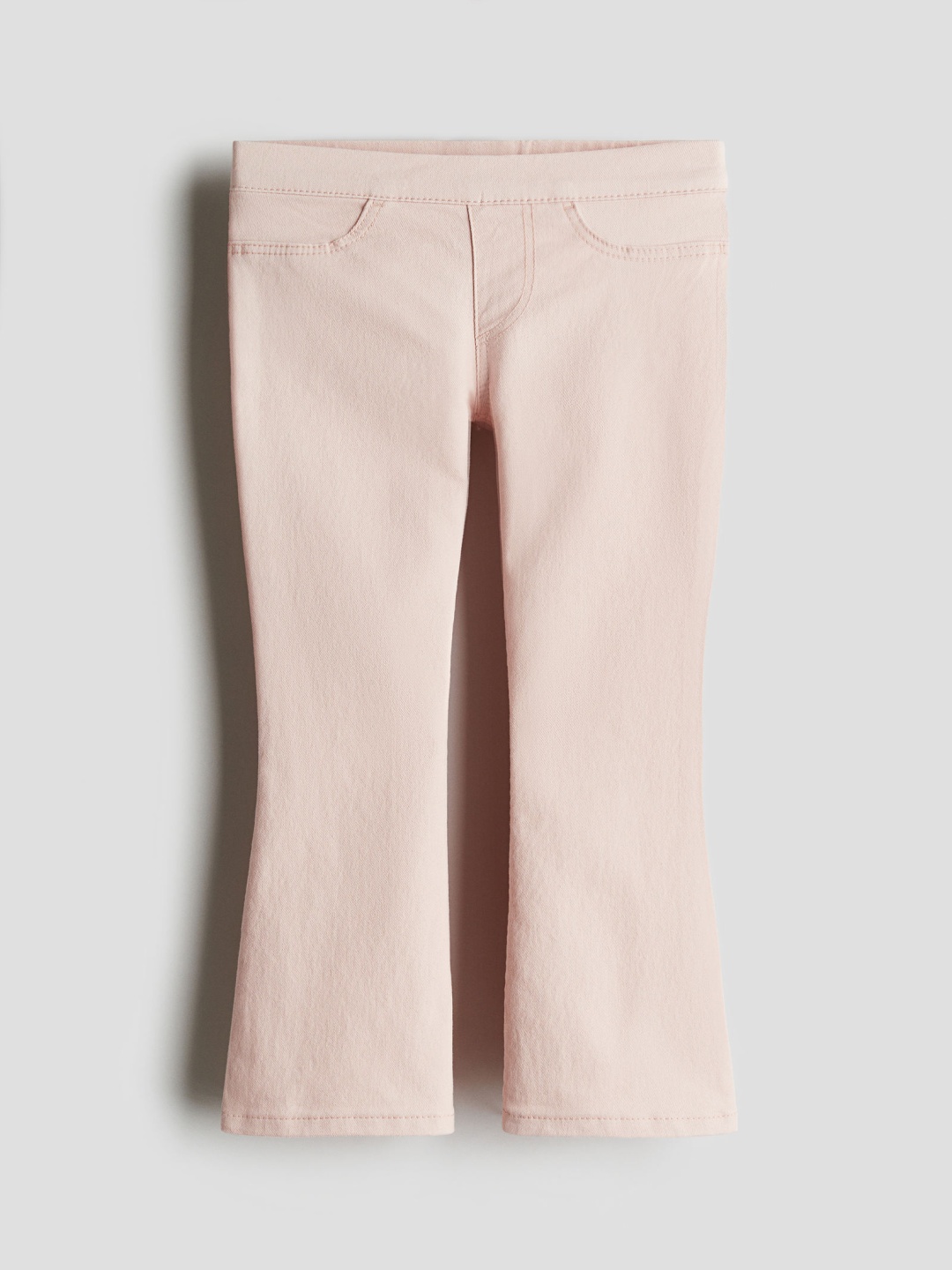 

H&M Girls Superstretch Flared Leg Jeans, Pink