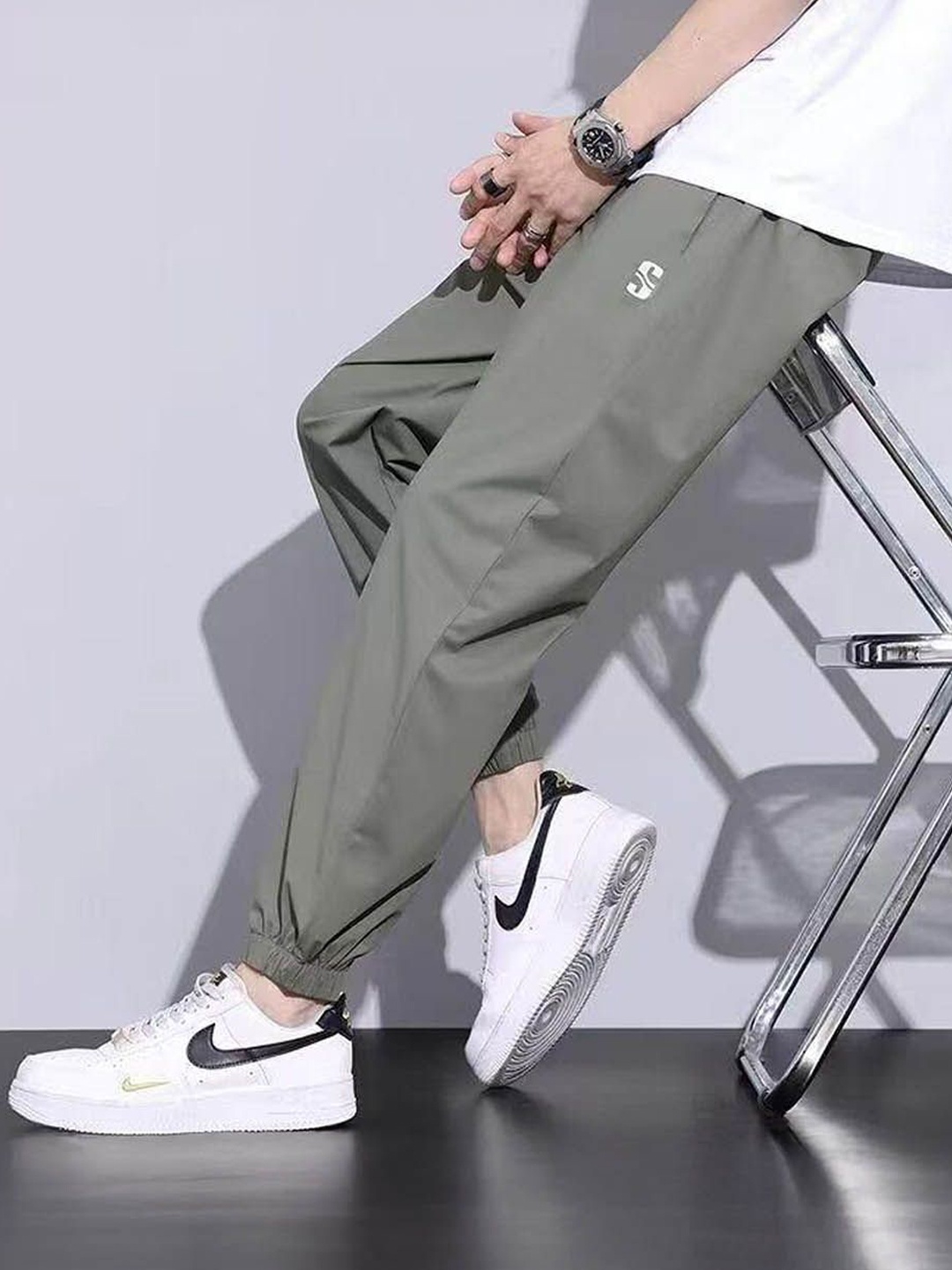 

StyleCast Men Chinos Trousers, Grey