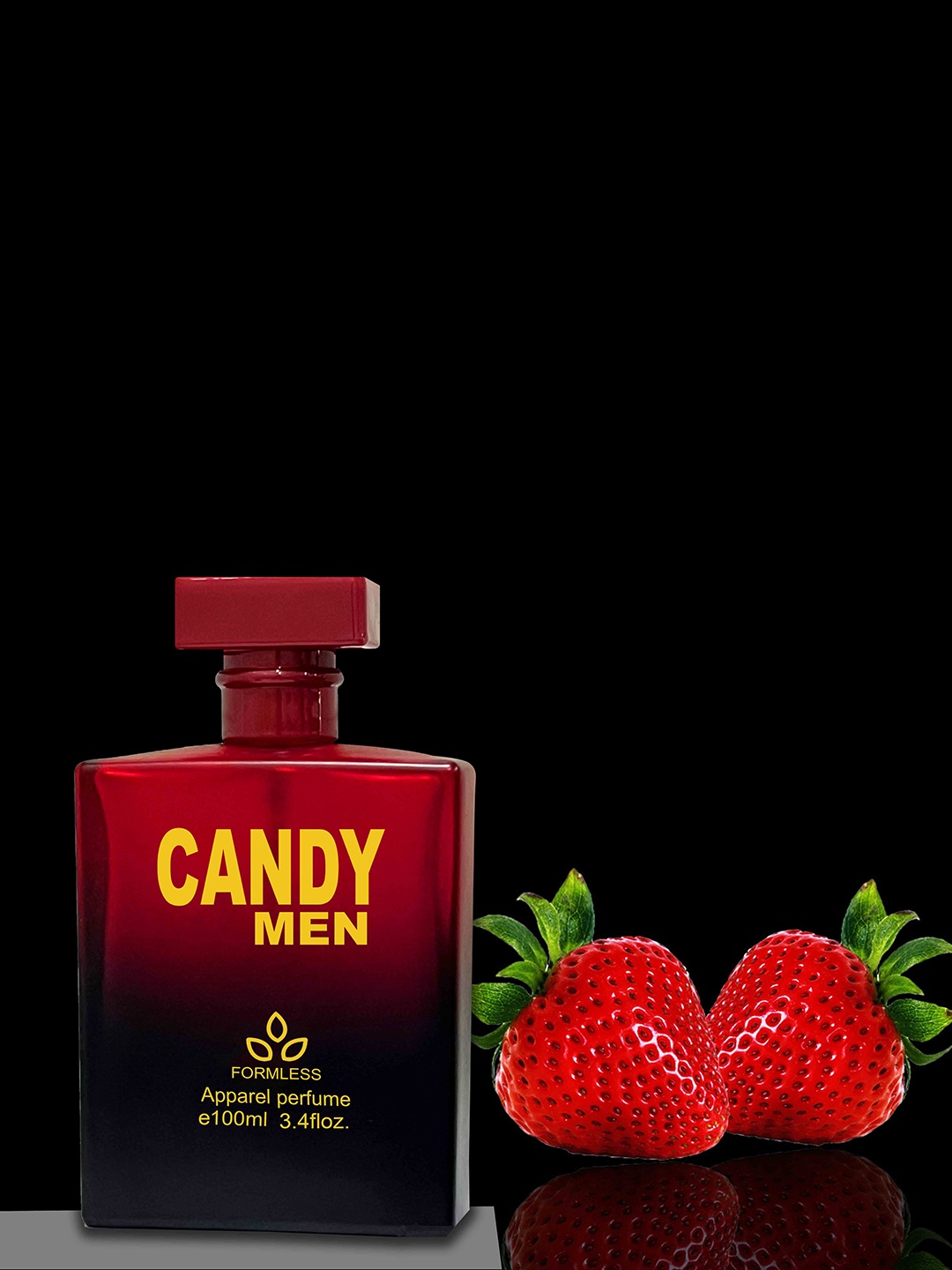 

Formless Fragrance Men Candy Long Lasting Spray Perfume - 100 ml, Red
