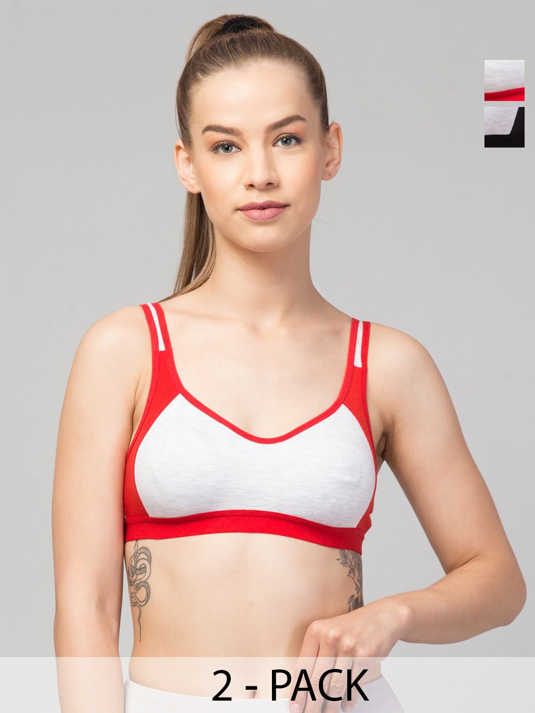 

CKARFE Bra Full Coverage, Black