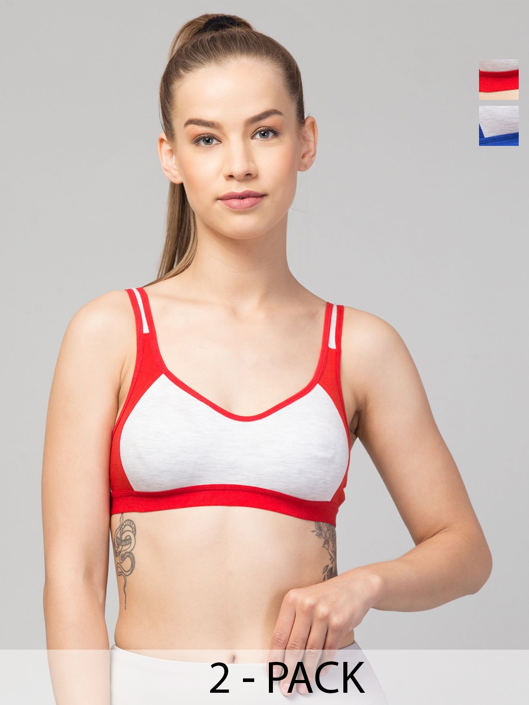 

CKARFE Bra Full Coverage, Blue
