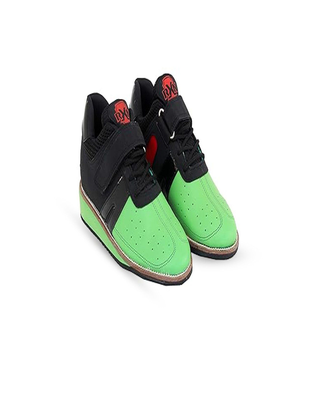 

RXN Men Leather Training or Gym Non-Marking Shoes, Green